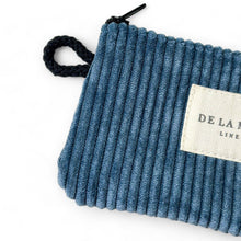 Charger l&#39;image dans la galerie, Mini-Pouch aus softem Cord meerblau
