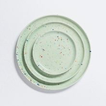 Load image into Gallery viewer, Plate small confetti mint
